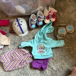 American girl skating outfit